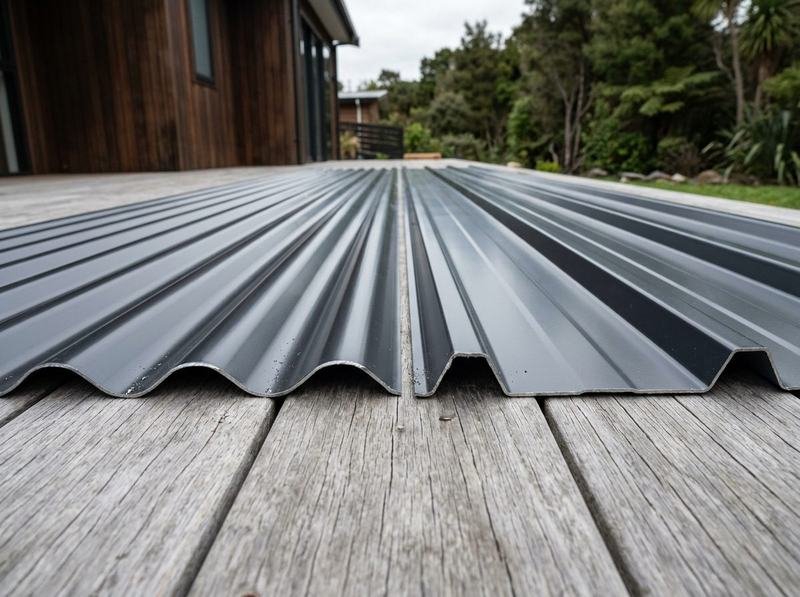 corrugate vs 5 rib-roofing profiles for reroofing a home